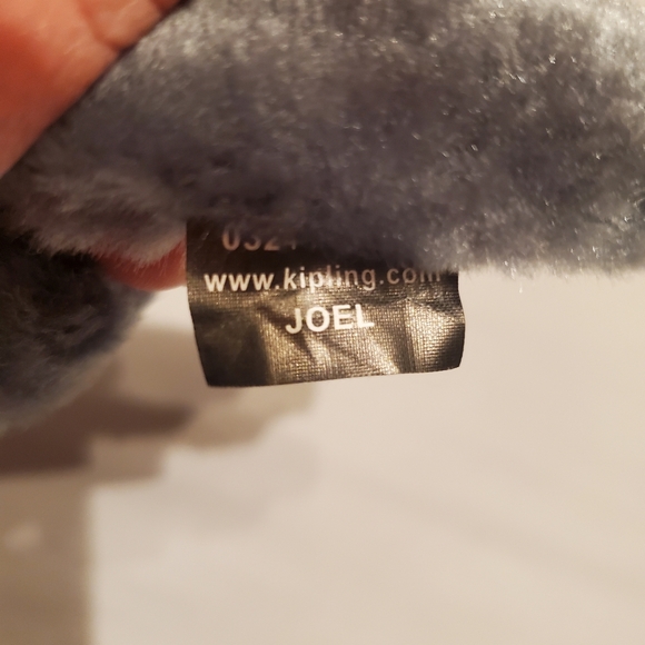 Kipling Monkey Charm-- Grey Joel - Picture 3 of 3